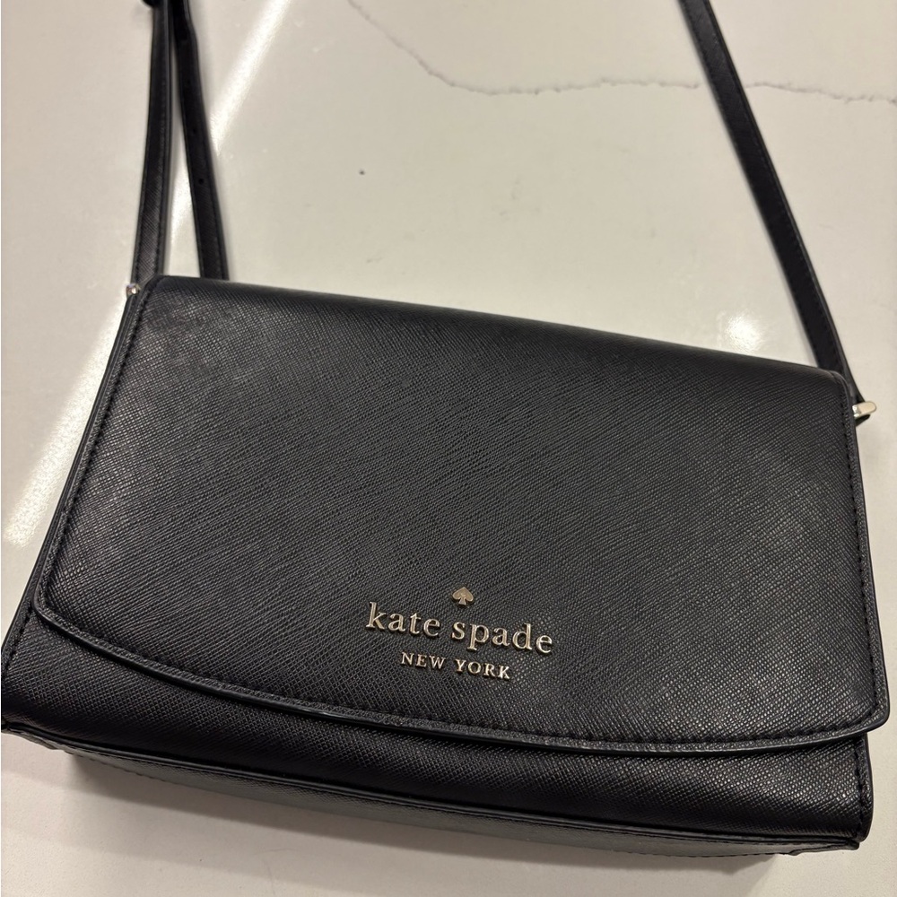 Kate Spade Sleek Black Crossbody Bag